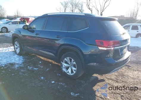2019 Volkswagen Atlas 3.6L V6 Se W/Technology from USA, damaged, VIN 1V2WR2CA4KC608829